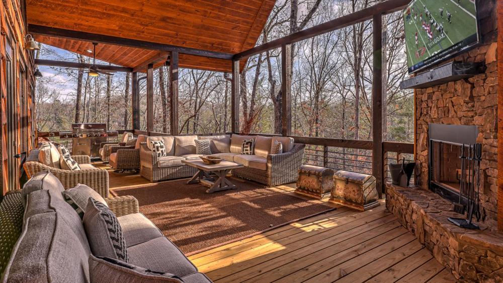 Вилла Luxe Mountain Retreat Блу-Ридж Экстерьер фото