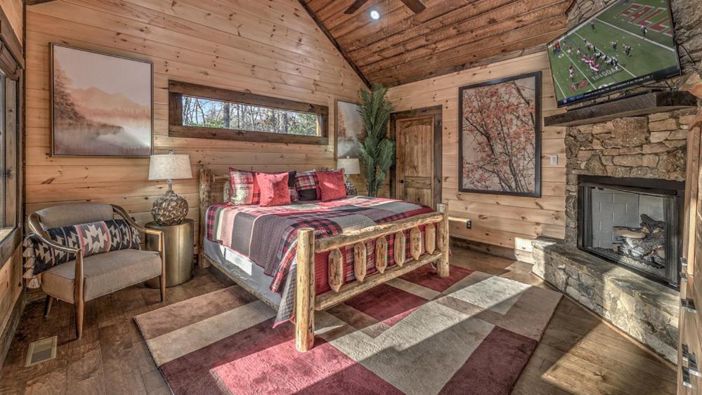 Вилла Luxe Mountain Retreat Блу-Ридж Экстерьер фото