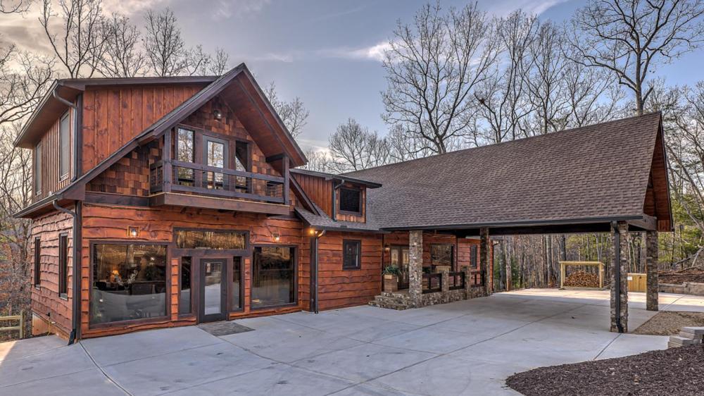 Вилла Luxe Mountain Retreat Блу-Ридж Экстерьер фото