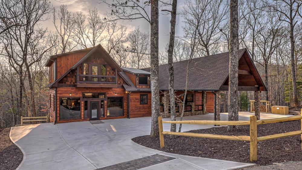 Вилла Luxe Mountain Retreat Блу-Ридж Экстерьер фото